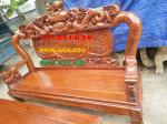 Bàn ghế gỗ| Minh quốc nghê đỉnh hương vân cột  12 cm