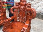 Bàn ghế gỗ| Bàn ghế Rồng khuỳnh tay hương đá