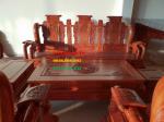 Bàn ghế gỗ - Minh tần cột 12 cm