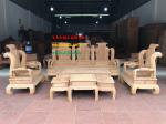 Bàn ghế gỗ - Minh Tần 7 món tay 12cm 