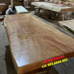 “ SIÊU TỰ NHIÊN “ Mặt bàn gõ đỏ Pachy, gỗ nguyên khối Nam Phi