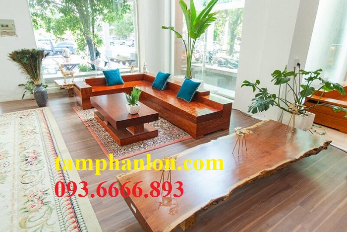 Giá sofa gỗ nguyên khối tại Quảng Ngãi